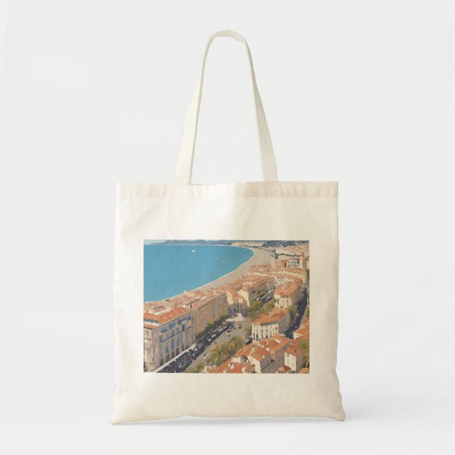 Nice RoOfops Tote Bag Tygkasse (Framsidan)