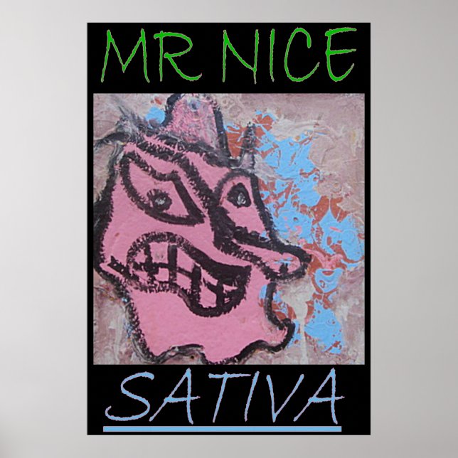 NICE SATIVA POSTER (Framsidan)