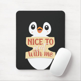 Nice to meet with me: Customizable penguin sign Musmatta