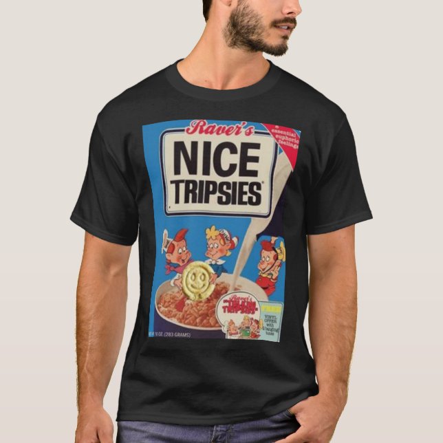 Nice Tripsies 90&x27;s Rave Flyer Classic T-Shirt (Framsida)