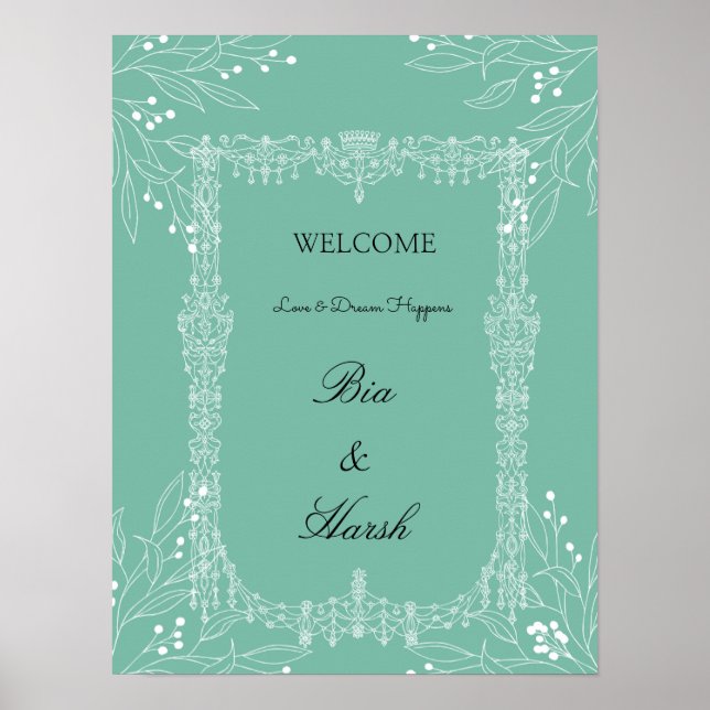 Nice Wedding Card Poster (Framsidan)