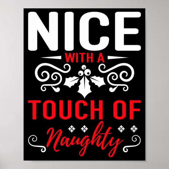 Nice With A Touch Of Naughty  Poster (Framsidan)