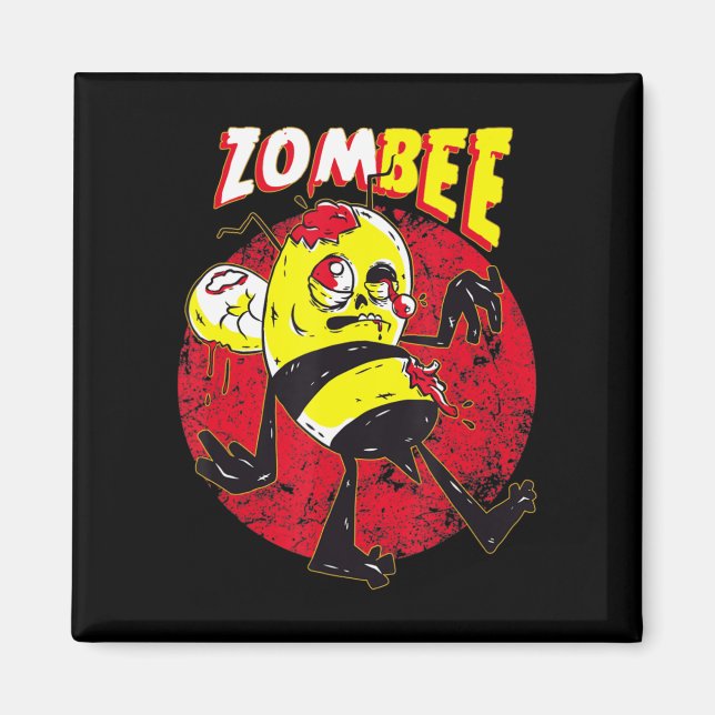 Nicebiodling Zombie Honeybee Zombee Biodling Magnet (Framsidan)