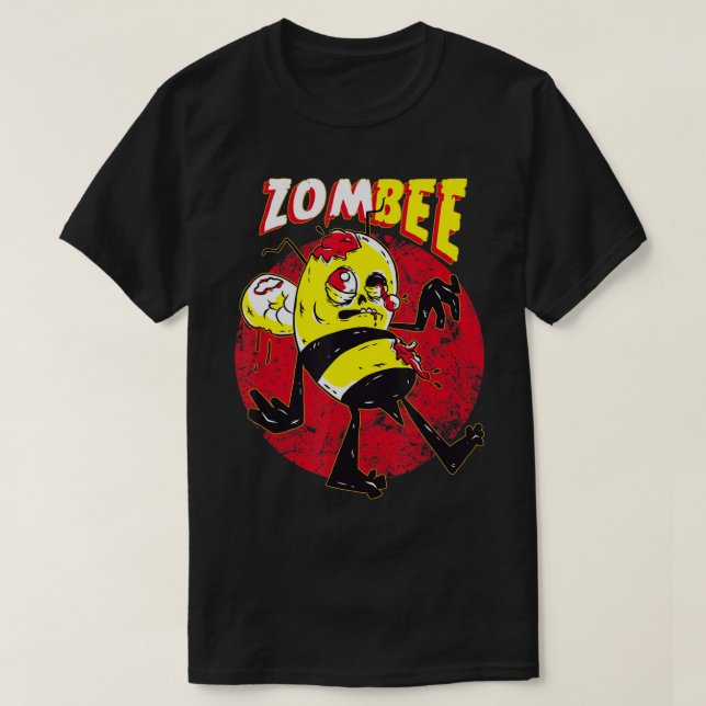 Nicebiodling Zombie Honeybee Zombee Biodling T Shirt (Design framsida)