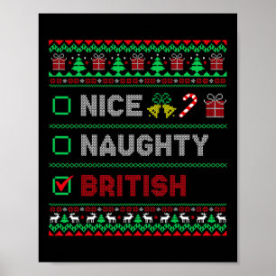 Nicefördraget - Brittiska julchecklistan England Poster