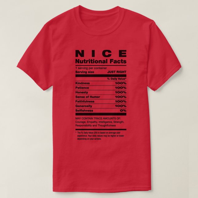 Nicefördraget - ingredienser Jul1 T Shirt (Design framsida)