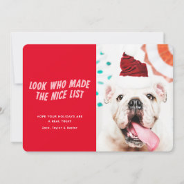 Niceförteckningen | Juli-Helgdag Pet-Hund Photo Julkort