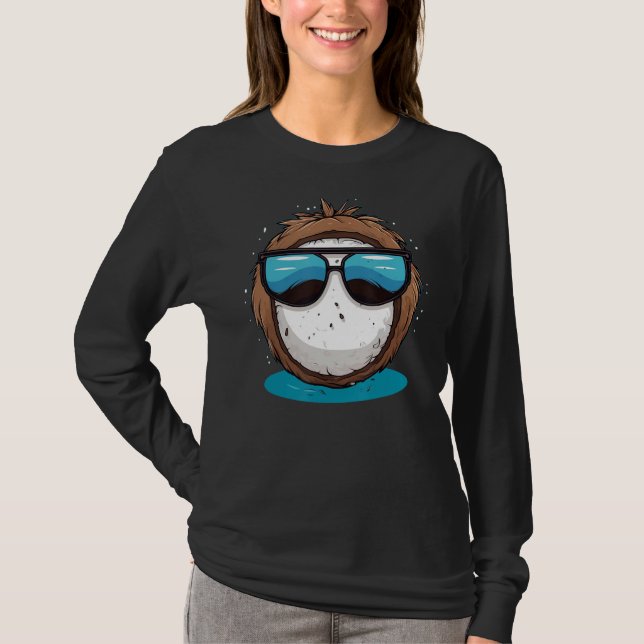 Nicekött för Coco och Handflatan Träd Älskare i Ho T Shirt (Framsida)