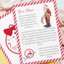 Nicelista Brev från Jultomten North Pole Mail