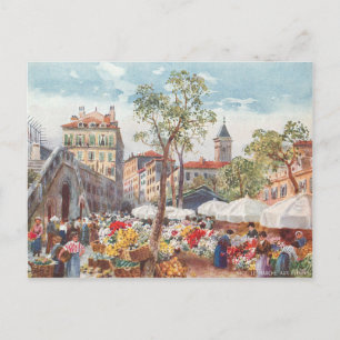 Nicemarknaden, Frankrikets blomstermarknad Vykort