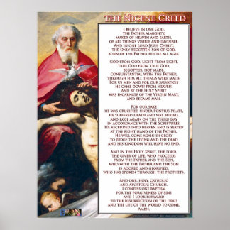 Nicene Creed Poster