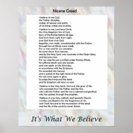 Nicene Creed Poster 16" x 20"