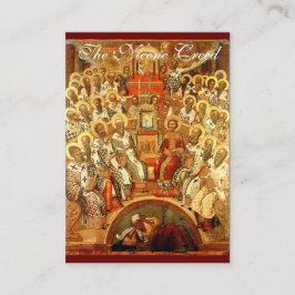 Nicene Creed - Prayer Card (Flat) Visitkort