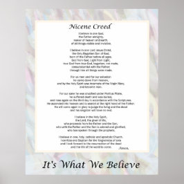 Nicene Creed Premium Poster din Storleka