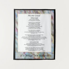 Nicene Creed Tapestry Christian Credo Decor