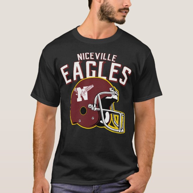 Niceville Eagles Football T Shirt (Framsida)