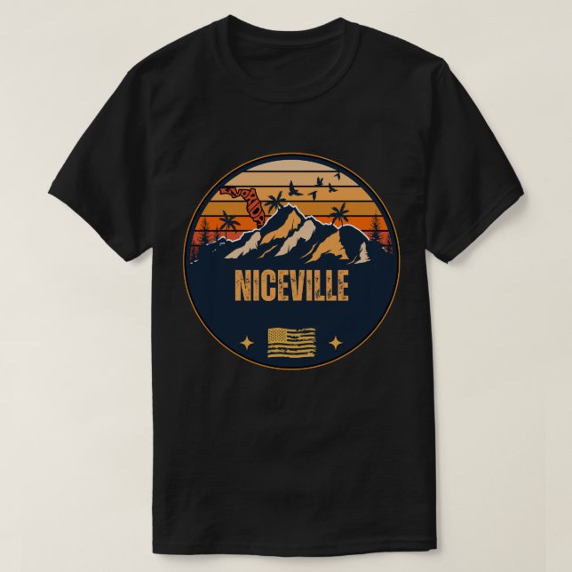 Niceville, Florida  T Shirt (Design framsida)