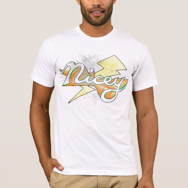 Nicey blixt t-shirt (Framsida)