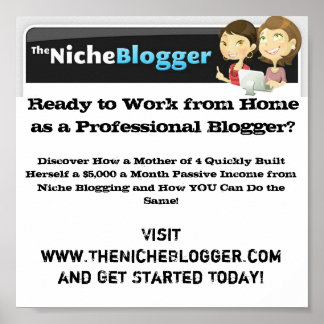 Niche-Bloggarn Poster
