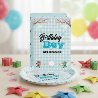 Niche Kids Martial Arts Party Decor Inbjudningar