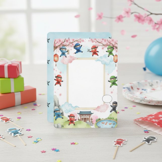 Niche Kids Martial Arts Party Decor Inbjudningar (Skapare uppladdad)