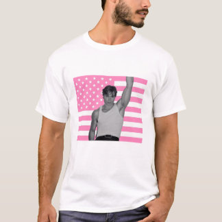 Nicholas chavez med ro rosa American flagga T Shirt