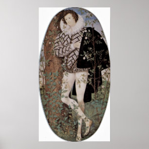Nicholas Hilliard - barnman bland ro Poster