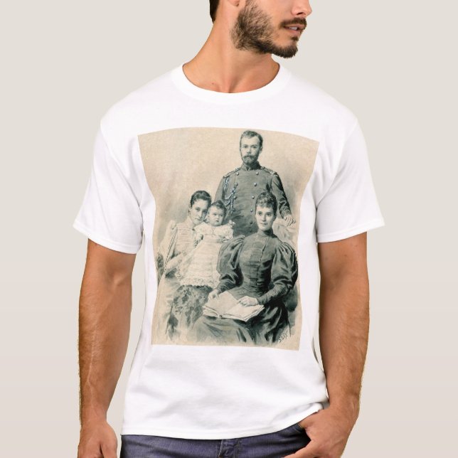 Nicholas II och familj T Shirt (Framsida)