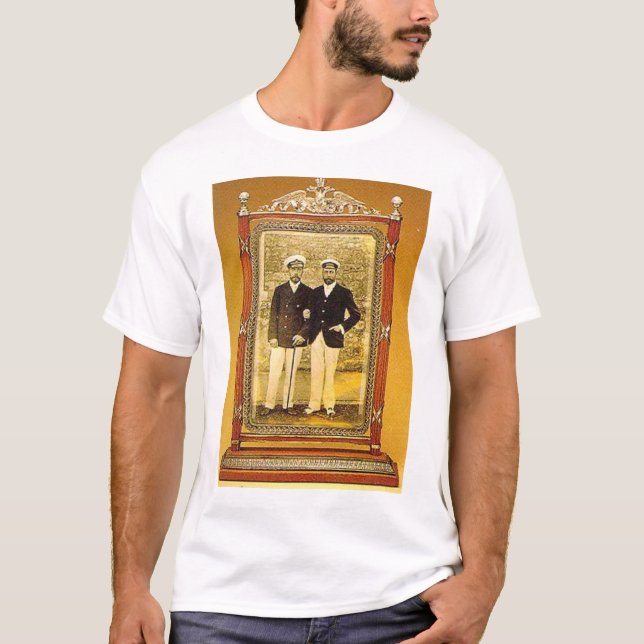 Nicholas II och George V T-shirt (Framsida)