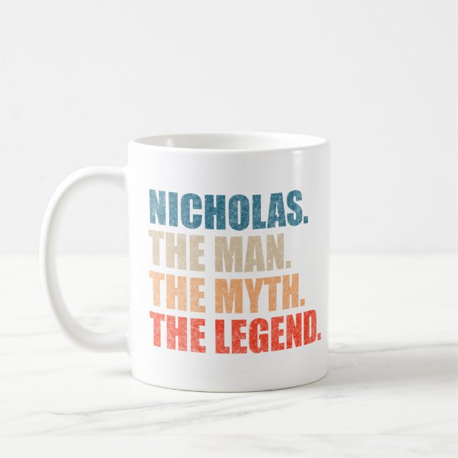 Nicholas Mannen Myten Legenden Kaffemugg (Vänster)