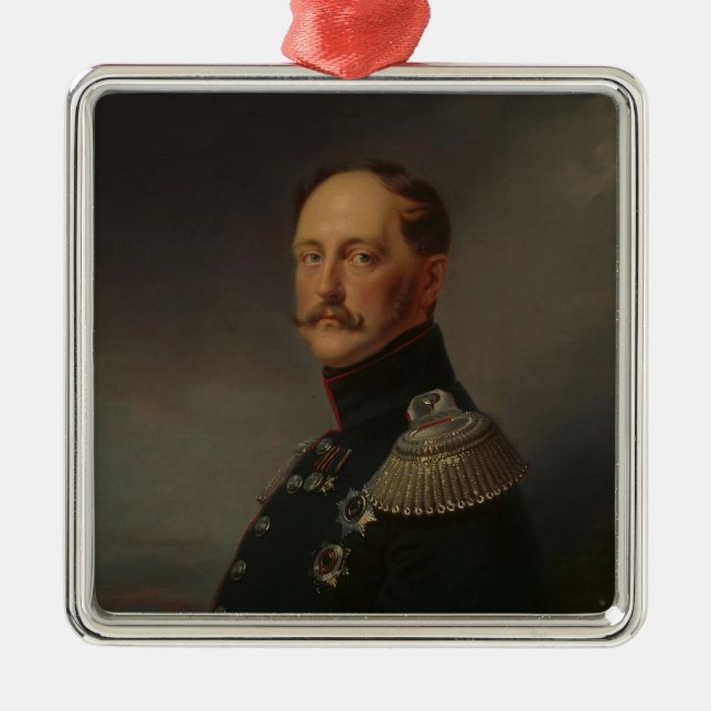Nicholas mig, 1852 julgransprydnad metall (Framsidan)