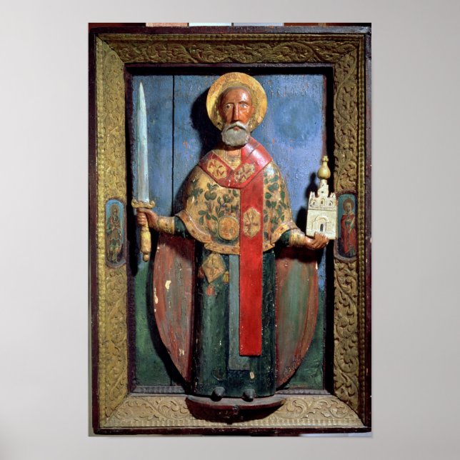 Nicholas of Mozhaisk, Yaroslavl School Poster (Framsidan)