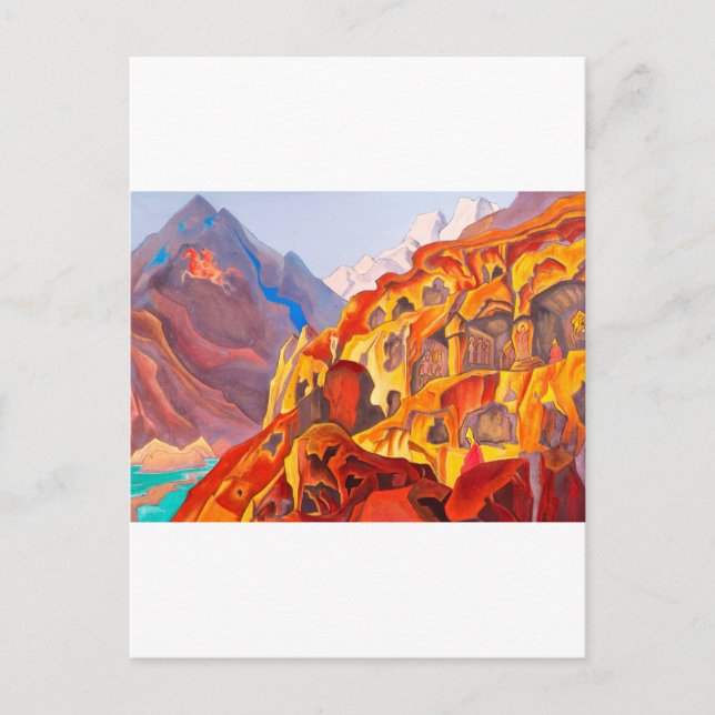 nicholas roerich art vykort (Framsida)