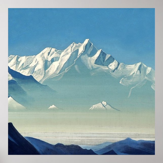 Nicholas Roerich: berget av fem kurser Poster (Framsidan)