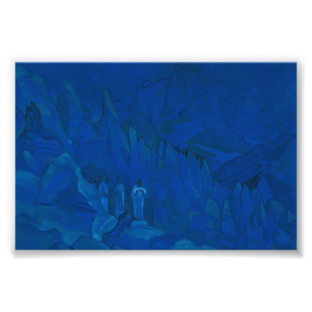 Nicholas Roerich brände mörkret Fototryck (Framsidan)