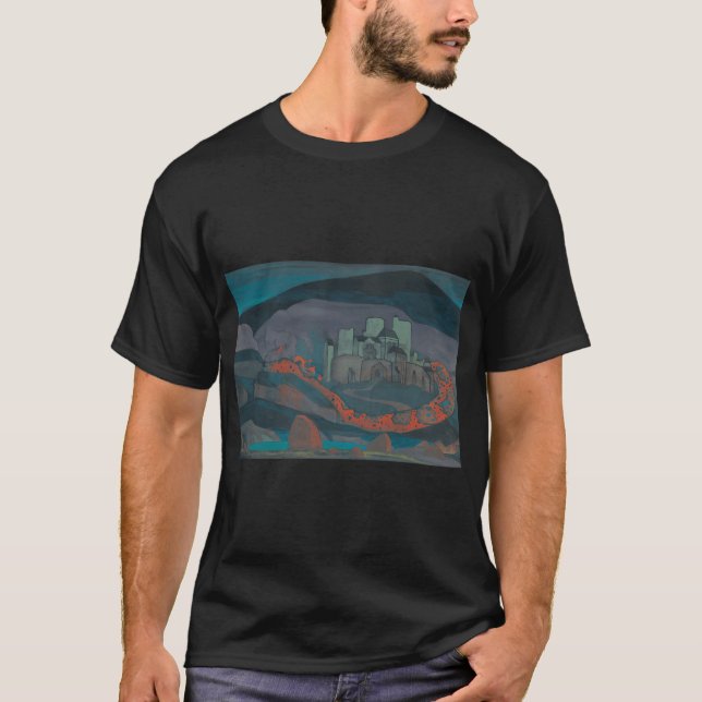Nicholas Roerich Och Vi Ser (1922) Nicholas Roeric T Shirt (Framsida)