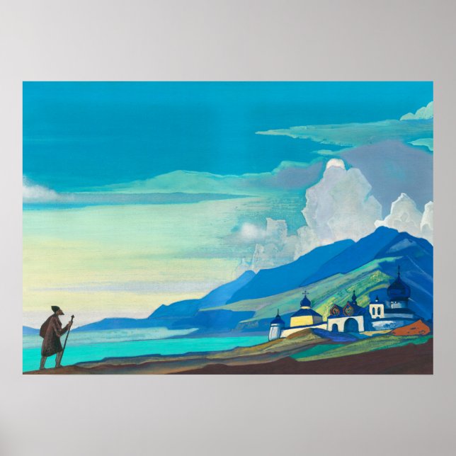 Nicholas Roerich Pilgrim från Radiant City Poster (Framsidan)