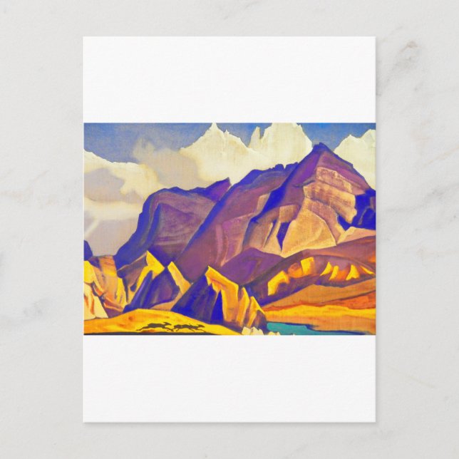 nicholas roerich vykort (Framsida)