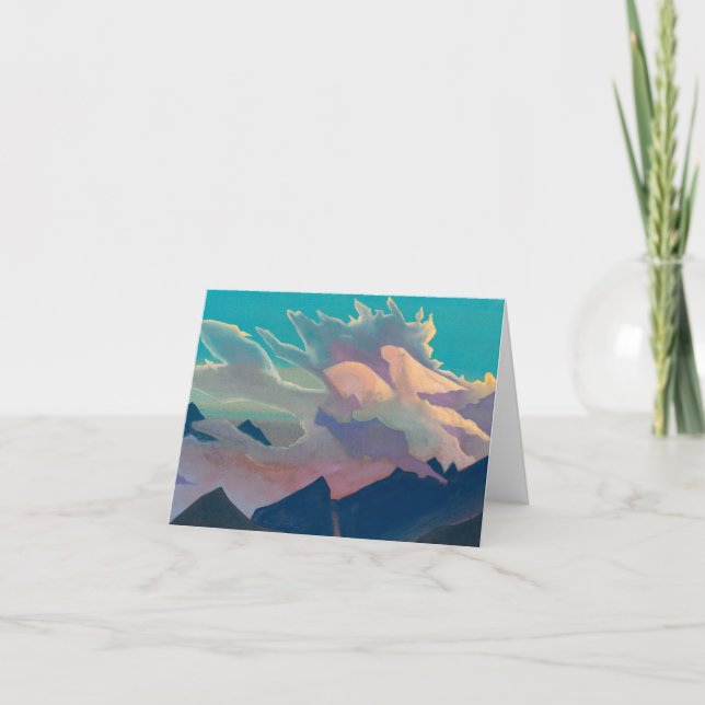 Nicholas Roerich Warrior of Light Tack Kort (Framsida)