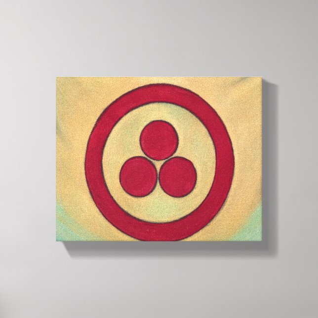 Nicholas Roerichs banderoll för fred Canvastryck (Framsida)