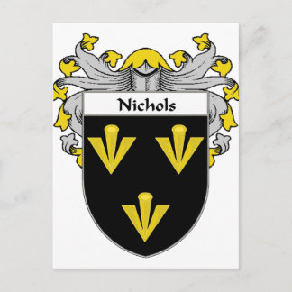 Nicholer Jackar av Arm/Familjestöd (Mantled) Vykort