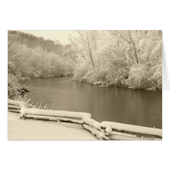 Nichols Arboretum Hälsningskort (Framsidan Horizontal)