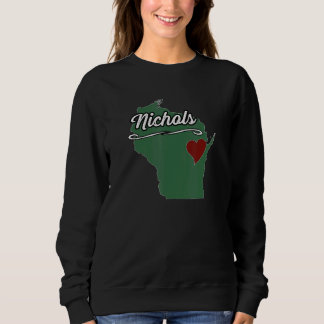 NICHOLS  Wisconsin WI USA  City State Souvenir T Shirt