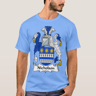 Nicholson Coat of Arms Family Crest T Shirt