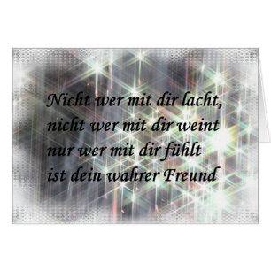 Nicht skickade dir weint..... Faltkarte Hälsningskort