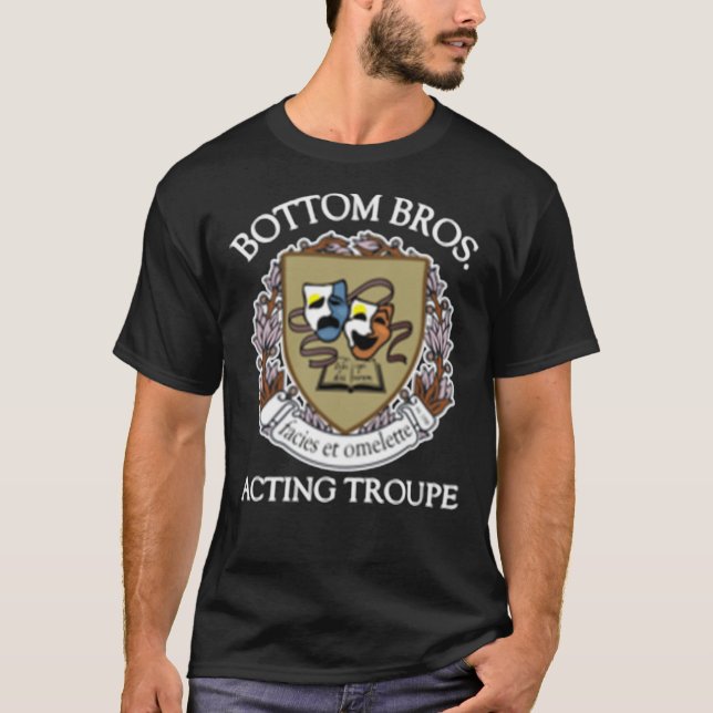 Nick and Nigel Bottom Something Rotten Acting Trou T Shirt (Framsida)