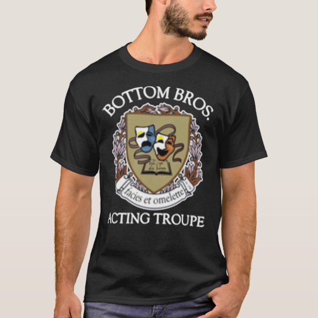 Nick and Nigel Bottom Something Rotten Acting Trou T Shirt (Framsida)