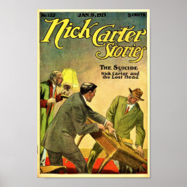 Nick Carter Stories 122 - Suicide Poster