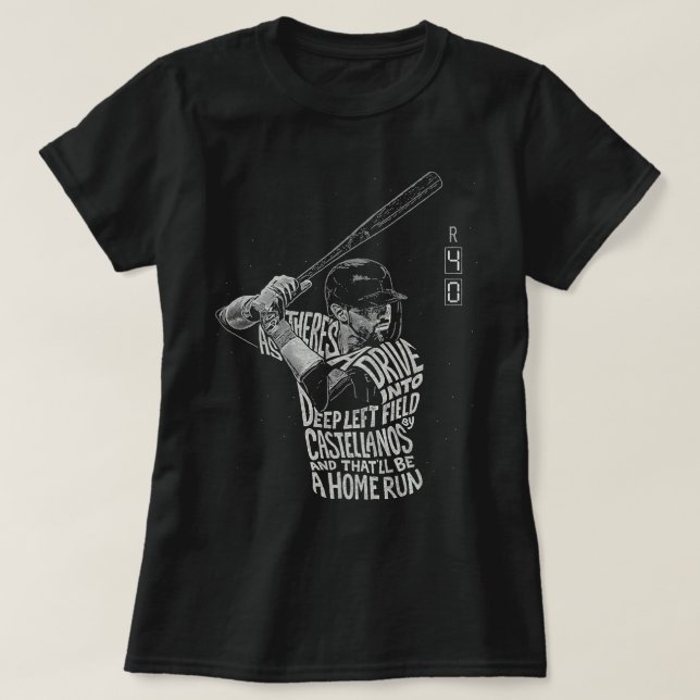Nick Castellanos Baseball T Shirt (Design framsida)
