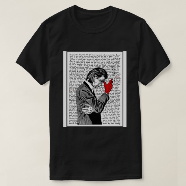 Nick Cave T-ShirtNICK CAVE T Shirt (Design framsida)